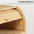 HOOBRO Bread Box, Bamboo Bread Box for Kitchen Countertop, 2 Tier Roll-Top Bread Bin, Food Storage Box, Large Capacity Keeper, Wooden Storage Cabinet, for Kitchen, Dining Room, Natural YL13MB01