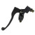 HIAORS 7/8" Universal Motorcycle Black Left Clutch Brake Handle Lever Perch for CRF XR 80 100 CRF80 XR200 SSR 125cc Coolster Roketa Baja X-Treme Pit Dirt Motor Bike Motocross Parts