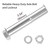 Gudwells 4" V-Groove Slide Gate Wheel with Welded Bracket Wheel Box for Sliding Rolling V Inverted Track Gates up to 3000lbs, Dual Sealed Bearing