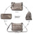 Gladdon Small Crossbody Bags for Women Shoulder Purses Vegan Cross body Bag Bronze