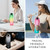 Hyeta Water Bottle with Straw & Time Marker, Plastic 32oz Leakproof
