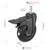 MALLLALA 3" Swivel Caster Wheels with Imperial 5/16"-18 Threaded Stem,Set of 4,Heavy Duty Threaded Stem Casters with Safety Dual Brakes,Load Capacity 150lbs Per Castor for Cart,workench,Furniture