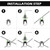 Acemaker Cable Cross Clamps for 1/8" Wire Ropes, 20pcs Invisible Kit