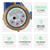 Watflow DN20 Vertical Water Meter with 3/4" NPT Couplings, Heavy Brass Cold Water Meter Measuring in Cubic,Water Meter with Pulse Output, ISO4064 Certification for Garden/Home/Apartment.