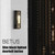 Betus LED Lighted Doorbell Button - Classic Rectangular Wall Mounted Door Push Buttons Opener Switch - Replacement Wired Doorbell Button for Most Door Bell Chimes (Black)