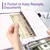 Check Registers for Personal Checkbook, Blugool Checkbook Register with Check & Transaction Registers, Accounting Ledger Log Book for Personal and Work, 5.8" x 8.3" (Purple)