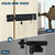 Alise 6 Inch Heavy Duty Slide Bolt Latch, SUS304 Stainless Steel Barrel Bolt Lock, Safety Door Lock for Wooden Fence/Barn Door/Outdoor Fence/Shed Door Matte Black MS8000-B
