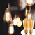 Sevici ST64 Edison Bulbs 6 Pack,Amber Vintage Incandescent Light Bulbs 110V 40W 240LM,E26 Base 2200K Dimmable Decorative Antique Squirrel Cage Filament Incandescent Bulb for Chandelier Pendant Lamps