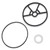Variflo XL Valve SP0714T O-Ring Gasket Compatible with Hayward Multiport Valve Rebuild Kit Vari-Flo Valve 1 1/2 Gasket Model SP-714T SPX0714CA O'Ring Replacement Parts