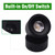 Homdec 2 Pack 12V LED COB Ceiling Spotlight Downlight with Switch, Surface Mounted 330 Adjustable Dimmable RV Wall Light Accent Lamp, 12 Volt Reading Lamp for Boat, Camper, Truck, Trailer, Caravan
