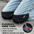 JYBTAA Knee Pads for Men Women Work, Gardening Kneeling Pad for Cleaning Floors, Cushion Kneepads for Flooring Crawling Painting Weeding, Concrete Kneepads for Adult and Elderly, Black M (1 pair)