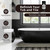Black Tub Tile Spray Paint High Gloss Spray Paint Waterproof Black Bathtub Tile Refinishing Kit for Tiles Ceramic Porcelain Fiberglass Resurfacing Bathroom Walls Bathtubs Sinks Countertops Toilet