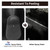 Black Tub Tile Spray Paint High Gloss Spray Paint Waterproof Black Bathtub Tile Refinishing Kit for Tiles Ceramic Porcelain Fiberglass Resurfacing Bathroom Walls Bathtubs Sinks Countertops Toilet