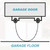 Garage Door Weather Seal - Bottom Seal Bead Type - Grey Vinyl (16')