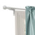 Curtain Rods for Windows 18 to 48 Inches, Adjustable Single Decorative Café Rod, Easy to Install Window Curtain Rod with Perfect Leveling and No Measuring, with Round Finials, White