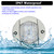 SMIXCTEK RGBW Boat Courtesy Lights, 3 Inch Waterproof Boat Interior Lights, Multi-Color LED Courtesy Lights for Boats, 12V for Cabin, Cockpit, Stairs, Safe Navigation, 4 Pcs