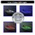SMIXCTEK RGBW Boat Courtesy Lights, 3 Inch Waterproof Boat Interior Lights, Multi-Color LED Courtesy Lights for Boats, 12V for Cabin, Cockpit, Stairs, Safe Navigation, 4 Pcs