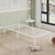Cieemine 12 Inch Twin Bed Frames, Heavy Duty Metal Twin Platform Bed Frame, No Box Spring Needed, Easy Assembly, Noise-Free, White