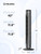 Pelonis 42-Inch Tower Fan for bedroom, Standing Fan with 90° Oscillation, 28ft/s, 5 Speeds & 4 Modes, Eco Mode, 12H Timer, 23dB Quiet, Remote Control, Easy Assembly, LED Display