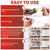 6 Tubes Cockroach Gel, Natural Formula Roach Gel with 2 Plunger