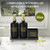 Cisily Kitchen Soap Dispenser Set Comes with Ceramics Sponge Holder, Gold Pumps, and Instant Dry Tray, Hand and Dish Soap Dispenser Set (4, Gold + Black + Sponge Holder)