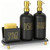 Cisily Kitchen Soap Dispenser Set Comes with Ceramics Sponge Holder, Gold Pumps, and Instant Dry Tray, Hand and Dish Soap Dispenser Set (4, Gold + Black + Sponge Holder)
