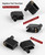 Xislet Upgraded 2 Pack Aimable Brass Windshield Washer Wiper Arm Nozzles Compatible with Mercedes, Dodge Sprinter and Peterbilt Van RV Truck Wiper Sprayer Replace 47191/68017440AA