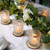 24 Pack Votive Candle Holders, Clear Glass Tealight Candle Holder for Party