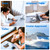 DOACE 220V to 110V Converter for European Travel - 6 in 1 350W Voltage Converter US to Europe, Power Converter Adapter Combo with PD Fast Chargers for Hair Straightener Shaver Toothbrush Laptop Phone