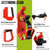 4 Pcs Shovel Holder for Truck, Heavy Duty Shovel Mounts for Roof Rack, Quick Release Axe Holder Mount Kit, Metal and Rubber Car Accessories/ Garage Storage/ Truck/ Wall Mounting Brackets