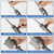 RENYU 9PCS Concrete Hole Saw Kit with SDS Plus & Max Shank, Tungsten Carbide Hole Saw Tool Set for Concrete, Cement, Bricks, Stone Walls, Drilling Set Size 30 40 65 80 100mm