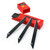 FOSHIO 100PCS 30 Degree Carbon Steel Snap Off Blades 9mm for Box Cutters Utility Knife Universal Art Knife Replacement Black Blades