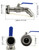 QWORK Drum Faucet for 55 Gallon Steel/Plastic Drum, 2" Stainless Steel Barrel Faucet with 1-1/4" Outlet and EPDM Gasket, No Leaking, for Water, Diesel, Gasoline,Other Liquids