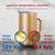 Served Premium Insulated Pitcher (2L/66oz) - Double Walled, Copper Lined Stainless Steel Pitcher with Lid - Vacuum Insulated Carafe for Hot Coffee, Tea, Iced Drinks, Water, Cocktails, and More