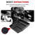 Autorder Center Console Organizer for Ford F150 2021-2026 Accessories Armrest Storage Box Secondary Insert Tray with Black & Red Non-Slip Silicone Mats