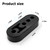 Exhaust Rubber Hanger, 2PCS Insulator Bushing Mount with 4 Holes, Adjustable Muffler Shock Absorber Bracket, Automotive Accessories Universal for Most Cars