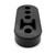 Exhaust Rubber Hanger, 2PCS Insulator Bushing Mount with 4 Holes, Adjustable Muffler Shock Absorber Bracket, Automotive Accessories Universal for Most Cars