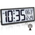 WallarGe 14.5'' Atomic Clock with Backlight, Large Digital Wall Clock Battery Operated, Large Display with Temperature and Date, Easy to Read and Set Digital Wall Clock, Auto DST