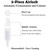 Fermentation Lids, 6 Set Fermentation Kit for Wide Mouth Jars, 6 Stainless Steel Fermenting Lids with 6 Silicone Grommets, 6 Airlocks, 6 Silicone Rings(Jars Not Included)