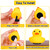 12 Packs Rubber Duck Holder Compatible with Jeep Duck Mount Plastic Ducking Plug Holder for Jeep Dash for Display Ducking Presents-Black(Excluding Rubber Duck)