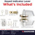 Keyed Entry Commercial Door Handle Chrome | Heavy Duty Commercial Door Locks with Indicator | Restaurant, Store, Hospital, Warehouse | Locking Occupied Door Lever Lock with Key Chrome