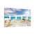 Beach Seashells Starfish Hawaii Ocean Quad Toggle Light Switch Covers Decorative 4 Gang Wall Plate Electrical Faceplate Switchplate for Country Bathroom Bedroom Decor