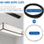 1/16 Inch Cable Clamps, 1/16" M3 304 Stainless Steel Wire Rope Cable Clip Clamp, Reusable One Way Wire Rope Clips for 1.5mm-2.0mm Cable for Holiday Decorations for Outdoors/Indoors- 4 PCS