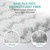 Steam Mop Replacement Pads for Shark Genius Floor Cleaning Lift-Away Pro S5003A S3973 P184WQ S3973D S5003D S5002Q S5004 S6001W S6002 S6003D Washable Touch-Free Dirt Grip Mop Pads