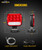 Partsam Wireless LED Trailer Light Kit Magnetic Towing Tail Light Portable Universal Stop Turn Running Backup Reverse Red+Clear Lens w/ 7-Pin Plug Dual USB Cable Charger for Trucks Trailers 12-24V