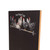 Chalkboards UK Free Range Eggs' Small Memo Black Chalkboard/Blackboard/Kitchen Chalk Board with Tray, Piece of Chalk & Felt Eraser, Wood, 29.7 x 20.7 x 1 cm