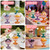 FESTLOVE 10 Oz Glass Ice Cream Bowls Set of 4, Colored Dessert Bowl Footed Clear Drinking Cups, Trifle Dish Parfait for Sundae, Dessert, Candy, Fruit, Ice Cream, Snack Puddings, Assorted Colors
