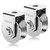 2-Pack 2" Stainless Steel V-Groove Pulley Wheel, Heavy Duty Caster Wheel Track Sliding Gate Roller, 880lbs Load Bearing for Swing Sliding Gate