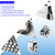 2-Pack 2" Stainless Steel V-Groove Pulley Wheel, Heavy Duty Caster Wheel Track Sliding Gate Roller, 880lbs Load Bearing for Swing Sliding Gate