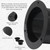 Cionyce Duct Connector Flange 5 Inch, Plastic Straight Pipe Flanges